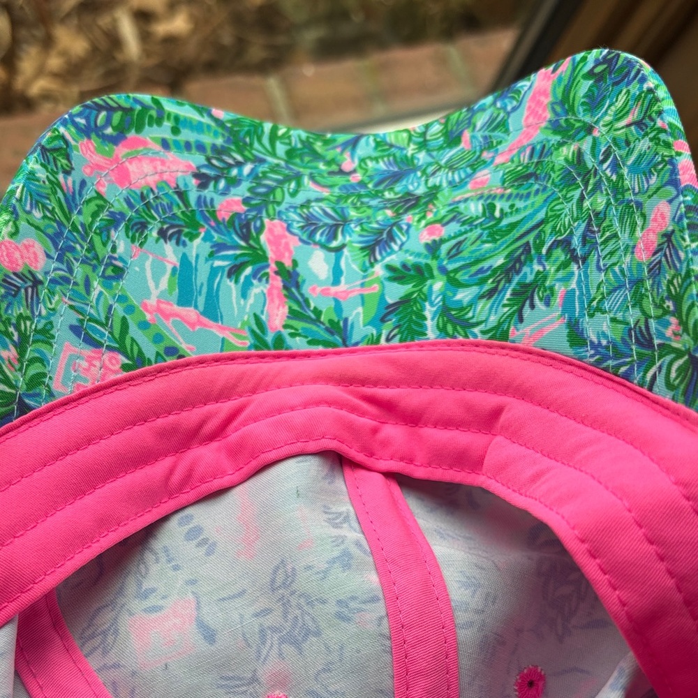 Euc! Lilly Pulitzer Tropical Print golf Cap - Picture 3 of 5